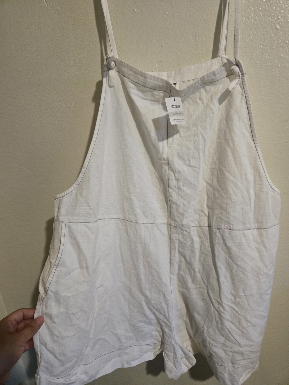 Cotton On Women's White Cotton Button-Front Top